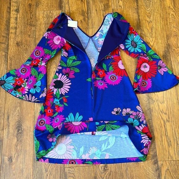 TRINA TURK TENDERNESS BELL SLEEVE DRESS 2 NWT - Picture 14 of 15